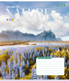 Набір зошитів 1 Вересня Colors of nature А5 в лінійку 48 аркушів 10 шт. (767378) - Pampik - 2