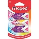 Набор ластиков Maped Mini Cute пирамида 3 шт. в ассортименте (MP.119518) - Pampik