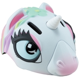 Шолом захисний Globber Fantasy Єдиноріг білий, р.S/M (49-55 см) з ліхтариком (605-110) - Pampik - 4