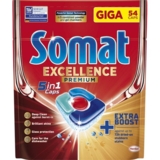 Капсулы для посудомоечной машины Somat Exellence 5 в 1, 54 шт. - Pampik