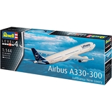 Сборная модель Revell Самолет Airbus A330-300 Lufthansa, масштаб 1:144, 108 деталей (RVL-03816) - Pampik
