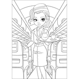 Розмальовка 1 Вересня Професії 12 сторінок (743055) - Pampik - 2