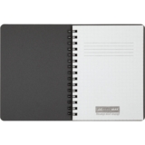 Книга записная Buromax Office в клеточку, А6, спираль, темно-коричневая, 96 листов (BM.24651150-19) - Pampik - 2