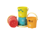 Набор игрушек для ванной Baby Team Ведерца 4 шт. (8859) - Pampik - 4