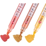 Набор акварельных маркеров Santi Glitter Brush Оттенки желтого 3 шт. (390772) - Pampik - 2