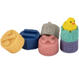 Іграшка-пірамідка Baby Team Кольорова вежа (8865) - Pampik - 3