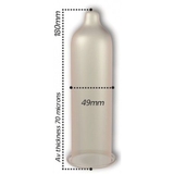 Презервативи Pasante Trim зменшеної ширини 12 шт. (5032331008351) - Pampik - 3