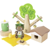 Дерев'яний набір Hape Ведмедик і бджоли (E3415) - Pampik