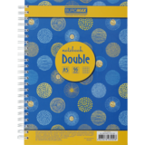Книга записная Buromax Double А6, 96 листов желтая (BM.24671101-08) - Pampik