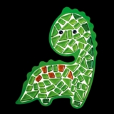 Набор для творчества Mosaaro Мозаика стеклянная Динозавр (МА7003) - Pampik - 2