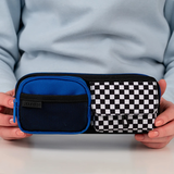 Пенал мягкий Kite 8.5x22x3.5 см сине-черный (K24-2701-4) - Pampik - 4