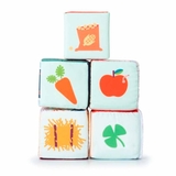 Набір із 5 м'яких кубиків Lilliputiens Ферма (83455) - Pampik - 2