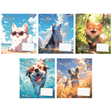 Набір зошитів 1 Вересня Dream bigger А5 в косу лінію 12 аркушів 25 шт. (766928) - Pampik