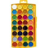 Краски акварельные Школярик медовые 32 цвета - Pampik - 2