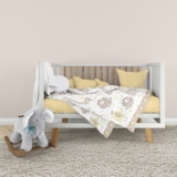 Комплект постільної білизни дитячий Home Line Мадагаскар бязь кавово-жовтий (183209) - Pampik