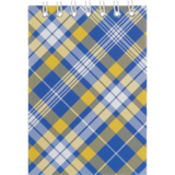 Блокнот на пружине Buromax Shotlandka А7, 48 листов синий (BM.2490-02) - Pampik