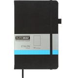 Книга записная Buromax Etalon в точку 195х125 мм черная 96 листов (BM.291360-01) - Pampik