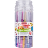 Ручка кулькова 1 Вересня Natural сині чорнила упаковка 30 шт. (411477) - Pampik - 5