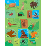 Наліпки для допитливих. Тваринки у лісі - Ольга Шевченко (1475278) - Pampik - 7