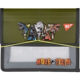 Папка для тетрадей Yes Jurassic World пластиковая, на резинке, В5, хаки (492213) - Pampik