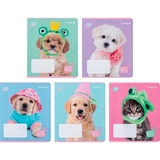 Набор тетрадей Kite Studio Pets А5 в клетку 18 листов 20 шт. (SP24-236) - Pampik
