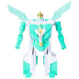 Робот-трансформер Screechers Wild! S5 Стар Вінгс білий з бірюзовим (EU686153) - Pampik