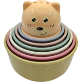 Набор игрушек для купания Bibi Toys Пирамидка 7 элементов (760813BT) - Pampik - 2