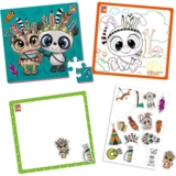 Набір для творчості Vladi toys 4 в 1 Пухнасті індіанці (VT4210-12) - Pampik