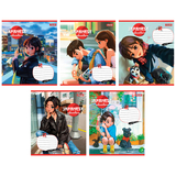 Набор тетрадей 1 Вересня Japanese adventure А5, в клетку, 24 листа, 20 шт. (67004) - Pampik