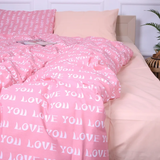 Простирадло MirSon Бязь 17-4781 Avignon 110х160 см світло-рожеве (2200008966973) - Pampik