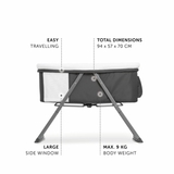 Детская кроватка Hauck Dreamer Grey - Pampik - 9