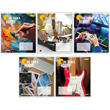 Набор тетрадей 1 Вересня Hobby А5, в линию, 60 листов, 10 шт. (767404) - Pampik