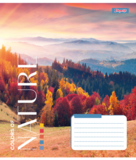 Набір зошитів 1 Вересня Colors of nature А5 в лінійку 48 аркушів 10 шт. (767378) - Pampik - 6