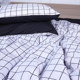 Простыня MirSon Ranforce Elite 17-4765 Piacenza 110х160 см черная (2200008943370) - Pampik - 4