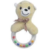 М’яка іграшка-брязкальце Lindo Ведмедик (F 1020) - Pampik