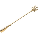 Ложка для взуття Elen Dekor Тризуб латунь 50 см (874-036) - Pampik