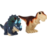 Набір іграшок Baby Team Динозаври 2 шт. (8757_набір з тиранозавром) - Pampik