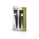 Набор столовых приборов Bergner Munich Silver Shiny для детей металлик (BG-5137-SL) - Pampik - 6