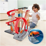 Автотрек Hape с паркингом, лифтом и вертолетной площадкой (E3019A) - Pampik - 3