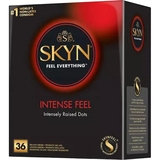 Презервативи Skyn Intense Feel безлатексні з точками 36 шт. (ROZ6400229602) - Pampik