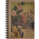 Книга записная Buromax Kraft в клеточку, А6, в ассортименте, 80 листов (BM.2483) - Pampik - 3