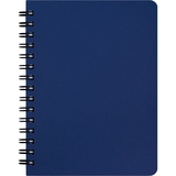 Книга записная Buromax Office в клеточку А6 спираль синяя 96 листов (BM.24651150-02) - Pampik