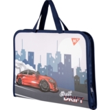 Папка-портфель Yes Drift Attack FC на молнии, с тканевыми ручками (492245) - Pampik