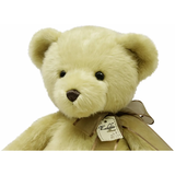 Іграшка м'яконабивна Aurora Ведмідь бежевий з бантом 43 см (130025A) - Pampik - 4