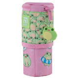 Пенал мягкий Kite Cute Frogs 19x8x8 см розовый (K24-684-3) - Pampik