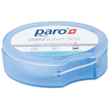 Дорожня зубна нитка Paro Swiss Travel Floss вощена з м'ятою 5 м синя - Pampik