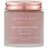 Зволожувальна глиняна маска Mary&May Rose Hyaluronic Hydra Wash off Pack 125 г (BT19972) - Pampik