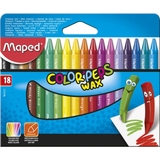 Крейда воскова Maped Color Peps Wax Crayons 18 шт. (MP.861012) - Pampik