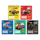 Набор тетрадей Kite Hot Wheels А5, в клетку, 12 листов, 25 шт. (HW24-232) - Pampik