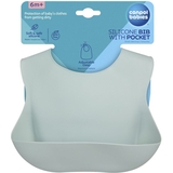 Слинявчик силіконовий Canpol Babies з кишенькою (51/030_gre) - Pampik - 3